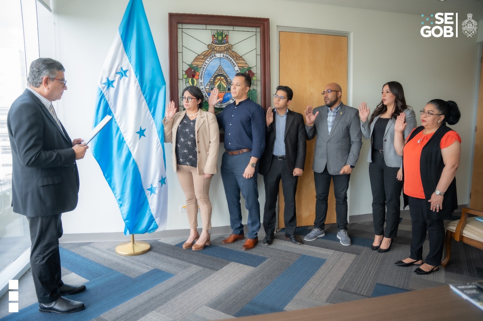 Ministro de la SEGOB, Tomás Vaquero Morris juramentó al COCOIN